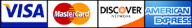 We Accept Credit Cards